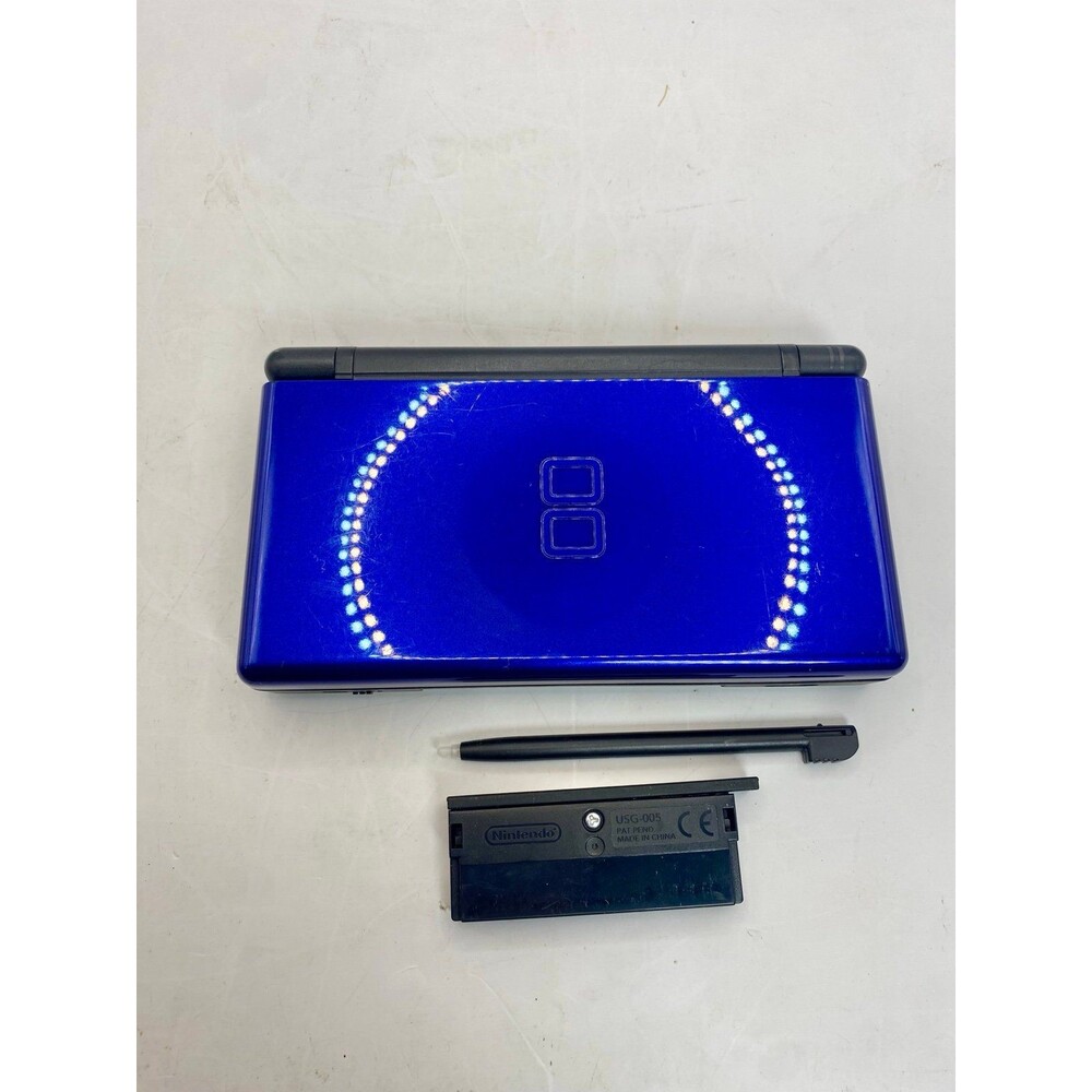 Nintendo DS Lite Cobalt Blue Console Cleaned & Tested w/Charger & Stylus GBA NDS